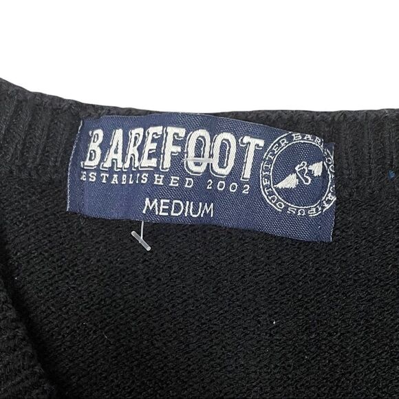 Baylor Bears Barefoot Campus Outfitters Black Sweater Vest golf Size Medium‎ - Picture 3 of 5